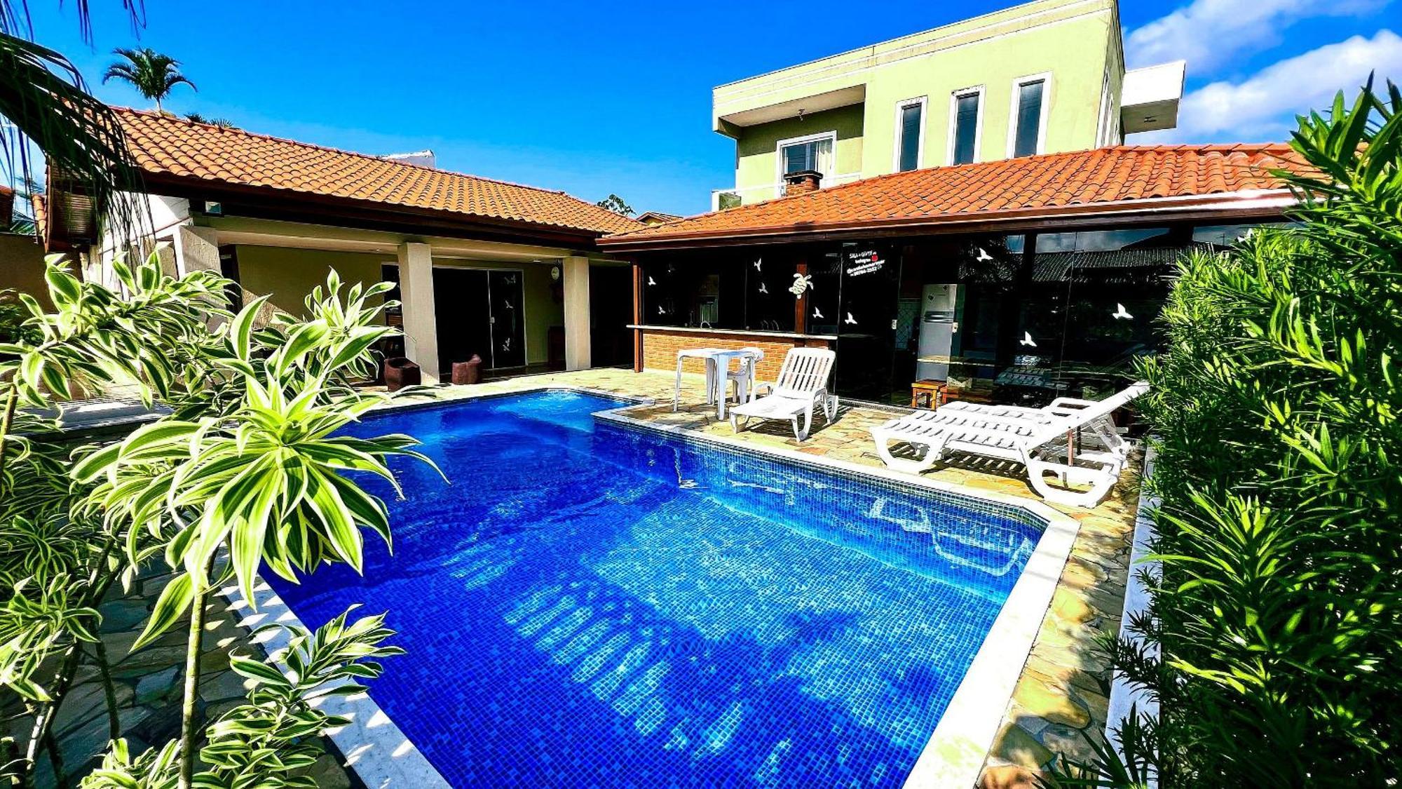 Praia/Piscina Com Hidro /Pebolim/Sinuca E Wi-Fi Caraguatatuba Exterior foto