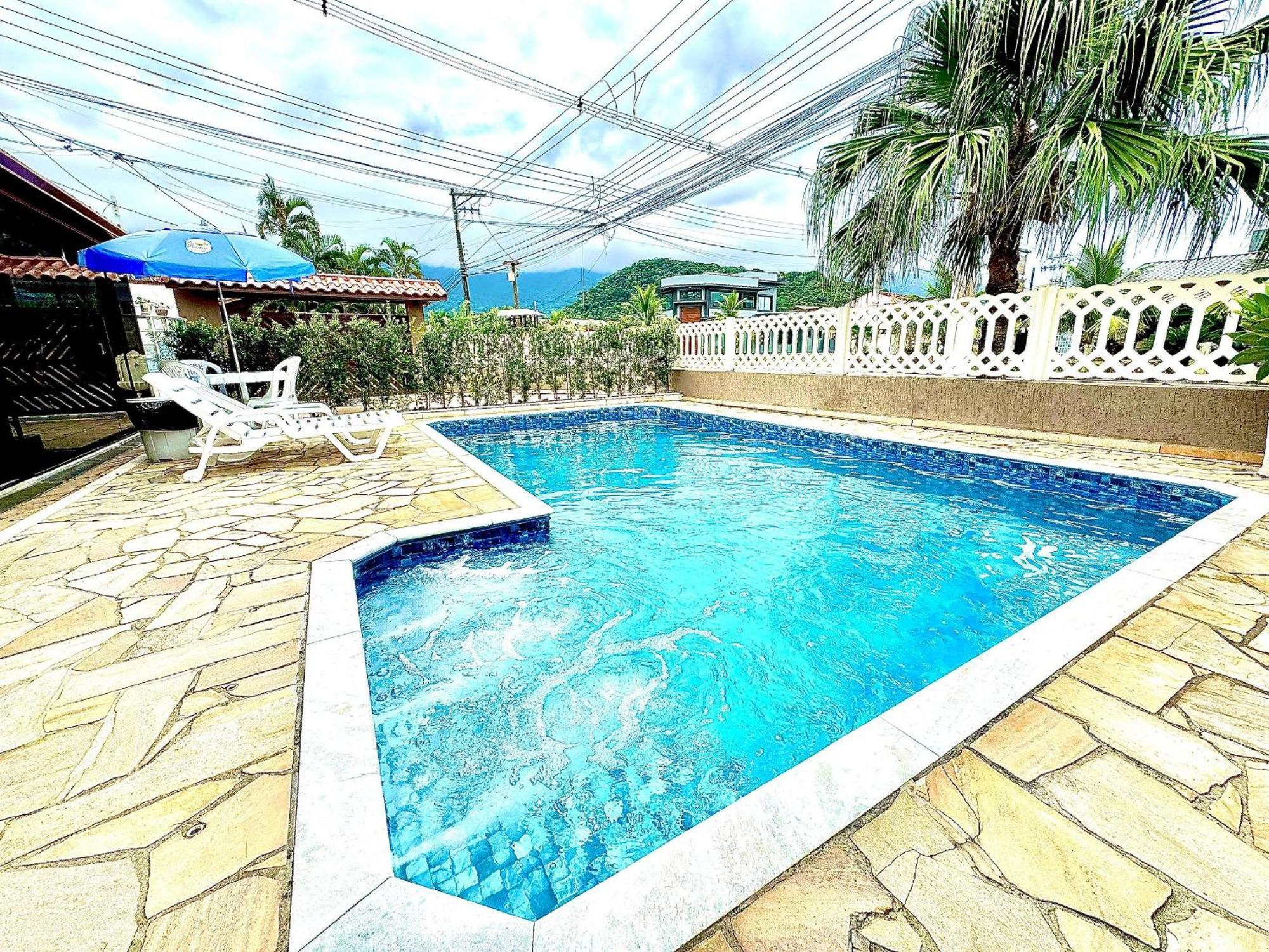 Praia/Piscina Com Hidro /Pebolim/Sinuca E Wi-Fi Caraguatatuba Exterior foto